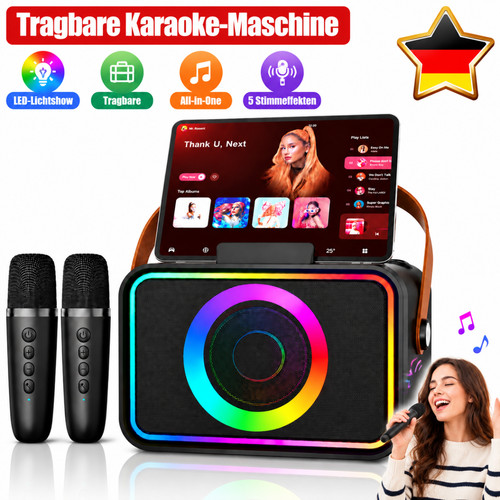 Impianto karaoke portatile con - portatile,